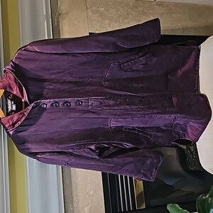 The J. Peterman Co. Silk Coat Box Style size Small